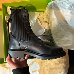 SAM EDELMAN COMBAT BOOTS (NEW WITH BOX)
